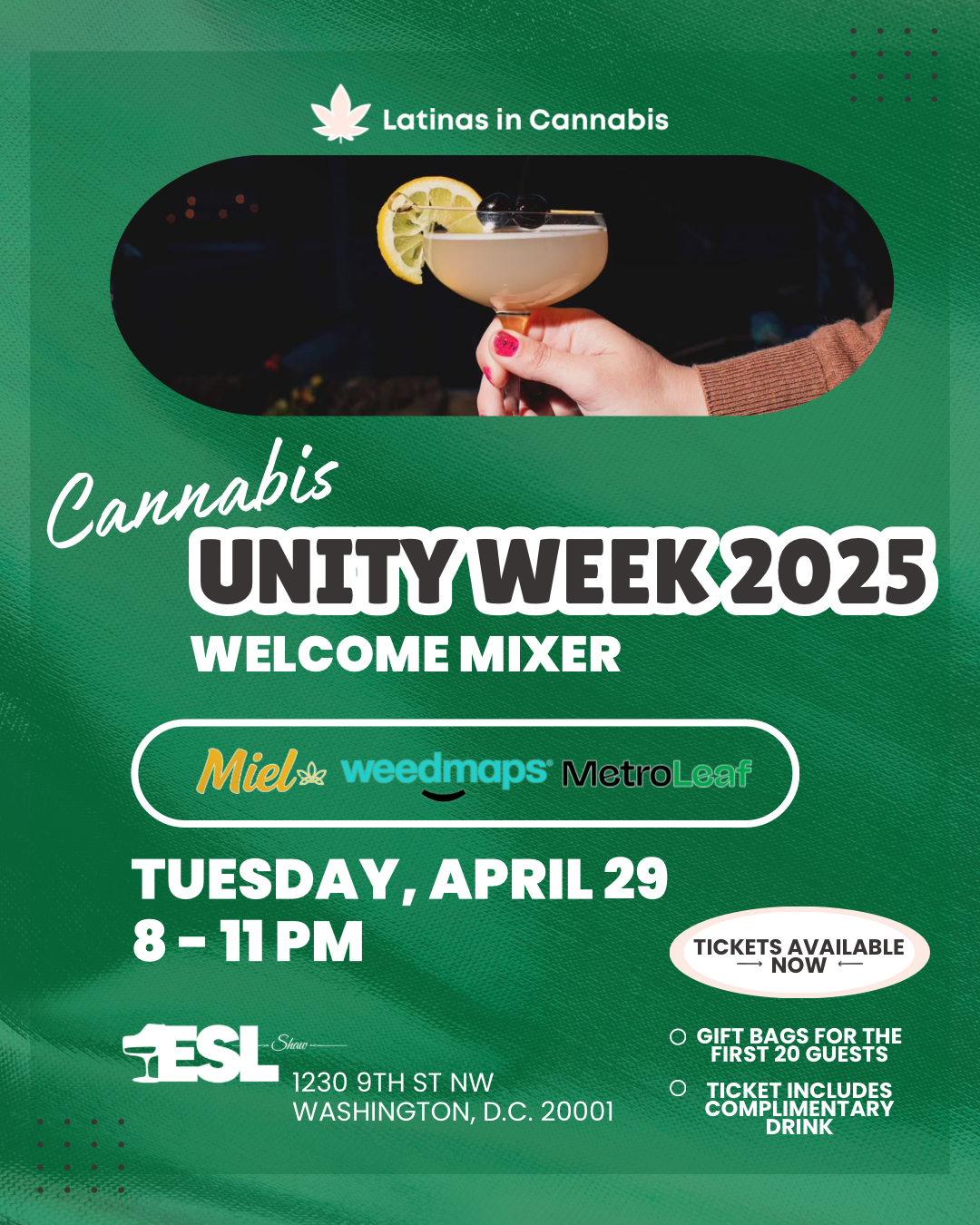 Unity Week 2025 Welcome Mixer