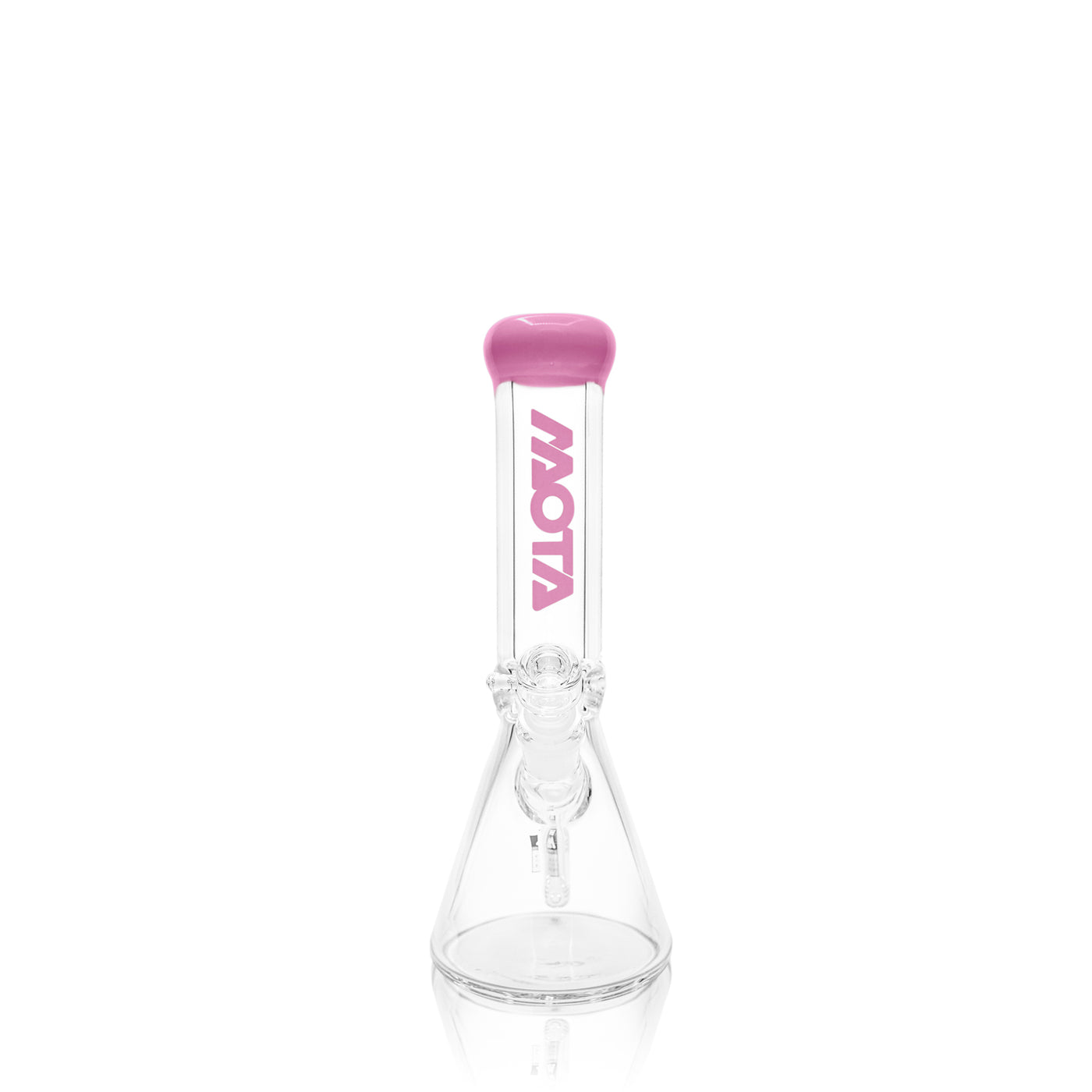 12" x 9mm Thick Pink Cadillac Accent Beaker Bong