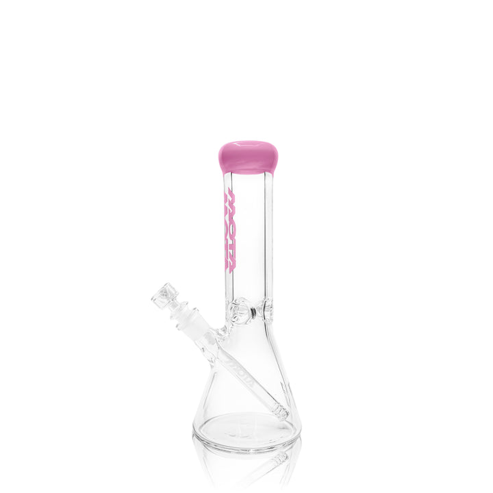 12" x 9mm Thick Pink Cadillac Accent Beaker Bong